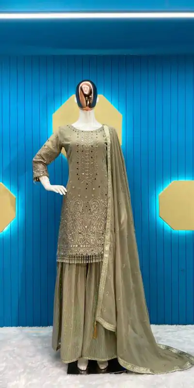 LG 1853 Tan color Georgette Sequence Embroidery Salwar Suit Casual, Wedding, Party, Festive, Events . Expected Delivery 4-6 Working Days @2199/- | Salwar suit, Casual Suits, Creative suits, Designer Suits, Palazzo Suits, Party Wear Suits, Patiala Suits, Straight Suits