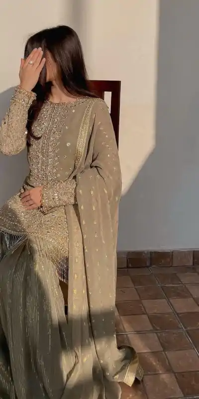 LG 1853 Tan color Georgette Sequence Embroidery Salwar Suit Casual, Wedding, Party, Festive, Events . Expected Delivery  4-6 Working Days @2199/- | Salwar suit, Casual Suits, Creative suits, Designer Suits, Palazzo Suits, Party Wear Suits, Patiala Suits, Straight Suits