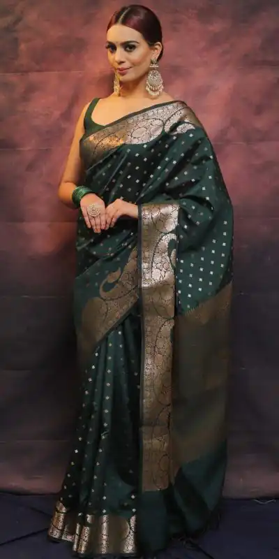MS 443 Green Color Soft Lichi Silk Beautiful Rich Pallu All Over Saree Casual, Party Wear, Wedding, Events, Etc. Expected Delivery 4-6 Working Days 1399/- | Designer Sarees, Sarees, Bollywood Sarees, Creative Sarees, Embroidered Sarees, Ethnic Saree, Modern Digital sarees, Party Wear Sarees