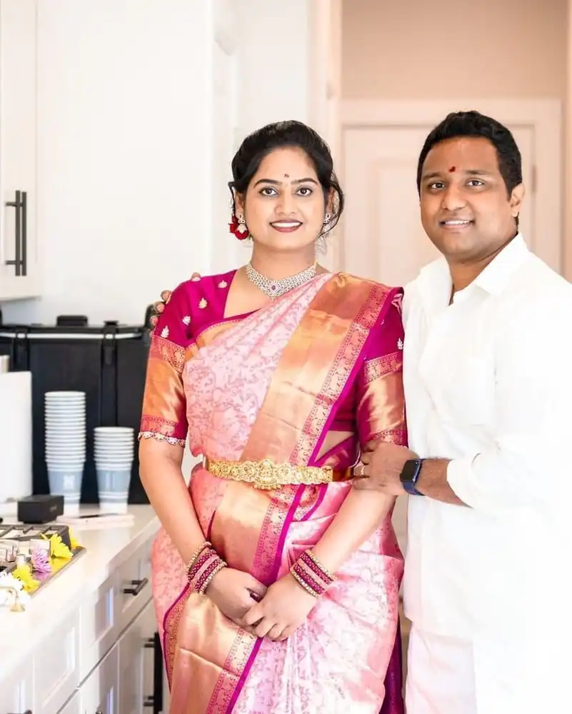 SC Niyati silk Pink Color Soft Silk Golden And Silver Zari Design Saree Casual, Party Wear, Events, Festivals Etc. Expected Delivery 4-6 Working Days 1599/- | Designer Sarees, Sarees, Bollywood Sarees, Creative Sarees, Embroidered Sarees, Ethnic Saree, Modern Digital sarees, Party Wear Sarees