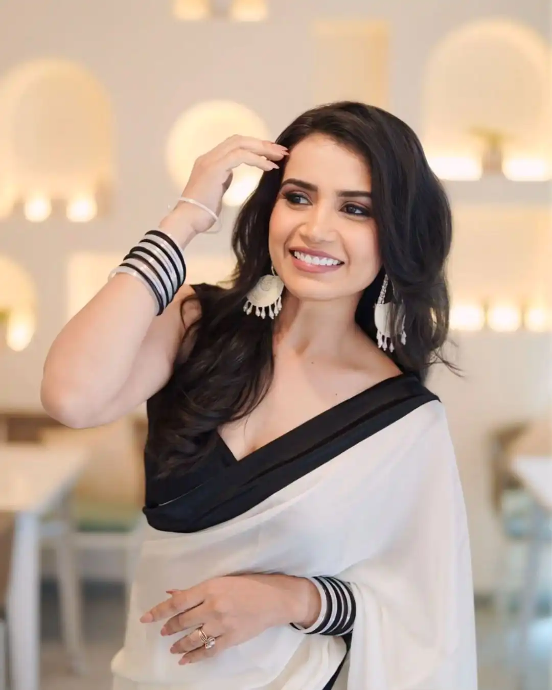 JM Ankita Lokhande White Color Heavy Japan Satin Less Border Work Saree , Party Wear, Events, Festivals Expected Delivery 4-6 Working Days 1399 /- | Designer Sarees, Sarees, Bollywood Sarees, Creative Sarees, Embroidered Sarees, Ethnic Saree, Modern Digital sarees, Party Wear Sarees