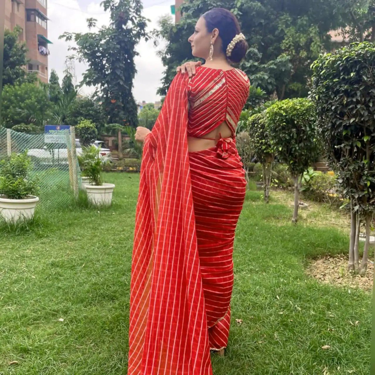 SF 257 Red Color Soft Georgette Digital Leheriya Printed Saree Casual Wedding ,Festive ,Events Etc. Expected Delivery  4-6 Working Days @1899/- | Designer Sarees, Sarees, Bollywood Sarees, Creative Sarees, Embroidered Sarees, Ethnic Saree, Modern Digital sarees, Party Wear Sarees