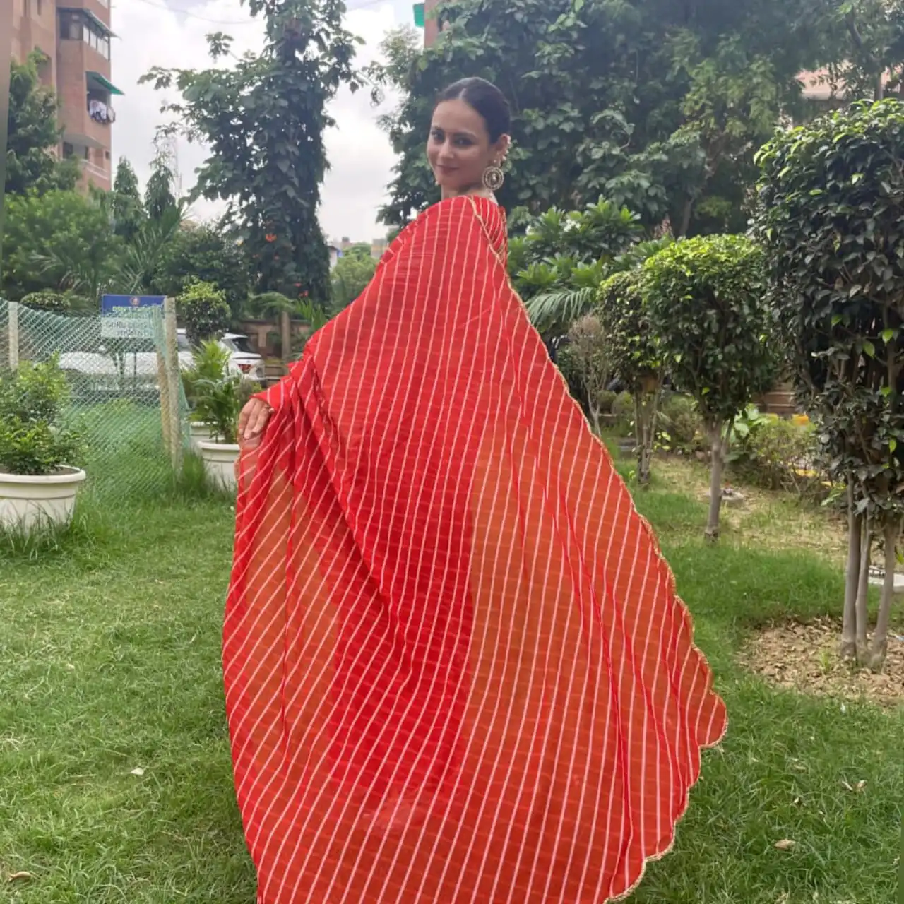 SF 257 Red Color Soft Georgette Digital Leheriya Printed Saree Casual Wedding ,Festive ,Events Etc. Expected Delivery  4-6 Working Days @1899/- | Designer Sarees, Sarees, Bollywood Sarees, Creative Sarees, Embroidered Sarees, Ethnic Saree, Modern Digital sarees, Party Wear Sarees
