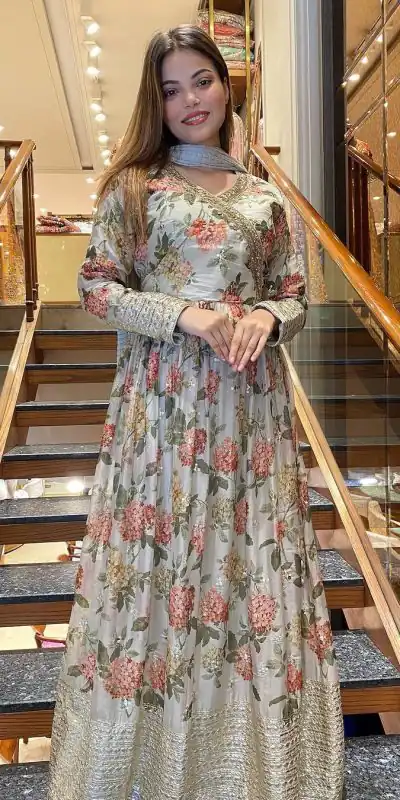 NSR 751 White Color Georgette Embroidery Sequence Sharara Suit Casual, Wedding, Party, Festive, Events Etc. Expected Delivery 4-6 Working Days @2099/- | Jump Suits, Salwar suit, Casual Suits, Creative suits, Designer Suits, Palazzo Suits, Party Wear Suits, Patiala Suits, Straight Suits