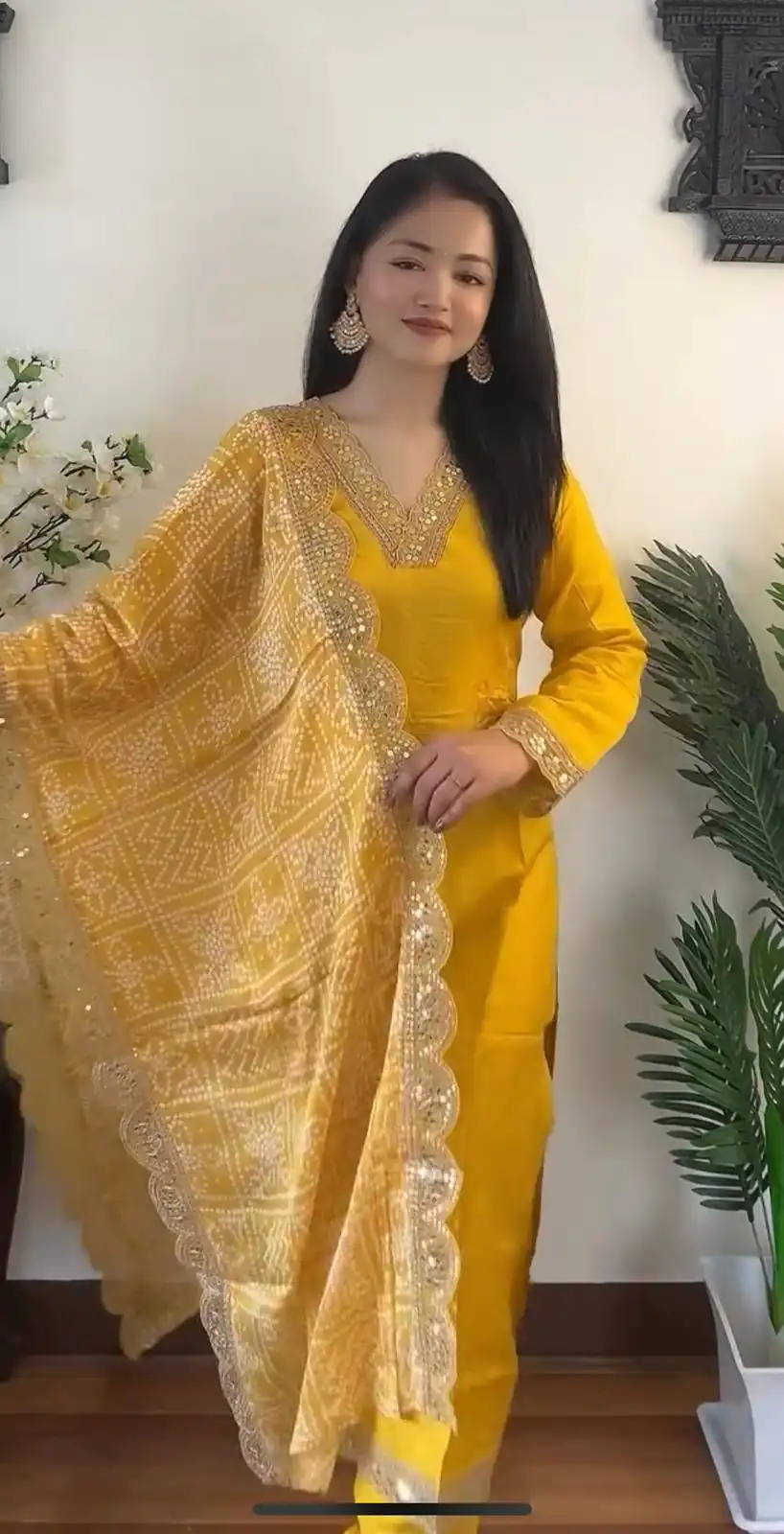 VLM 172 Yellow color Georgette Embroidery Full Sleeves Salwar Suit Casual, Wedding, Party, Festive, Events . Expected Delivery  4-6 Working Days @1999/- | Casual Suits, Jump Suits, Salwar suit, Creative suits, Designer Suits, Palazzo Suits, Party Wear Suits, Patiala Suits, Straight Suits