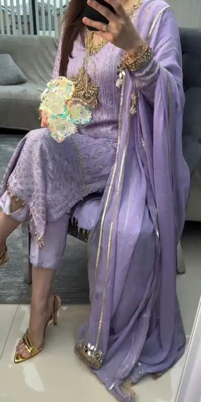 AD156 Violet Color Chinon Silk Embroidery Sequence Salwar Suit Wedding, Party, Festive, Events Expected Delivery 4-6 Working Days @ 2199/- | Salwar suit, Casual Suits, Creative suits, Designer Suits, Palazzo Suits, Party Wear Suits, Patiala Suits, Straight Suits