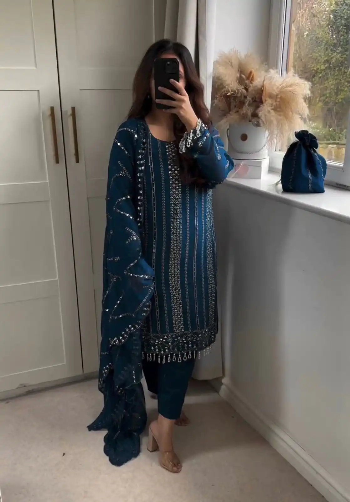 NF 1198 Blue color Faux Georgette Embroidery Salwar Suit Casual, Wedding, Party, Festive, Events . Expected Delivery  4-6 Working Days @2199 | Jump Suits, Salwar suit, Casual Suits, Creative suits, Designer Suits, Palazzo Suits, Party Wear Suits, Patiala Suits, Straight Suits