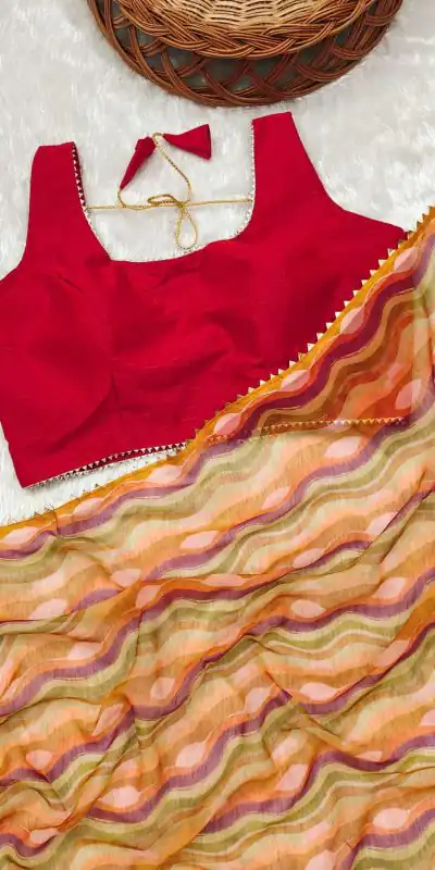  JM BigBoss3 Orange Color Heavy Fox Georgette Digital Printed Saree Party Wear, Events, Festivals Expected Delivery 4-6 Working Days 1569/- | Designer Sarees, Sarees, Bollywood Sarees, Creative Sarees, Embroidered Sarees, Ethnic Saree, Modern Digital sarees, Party Wear Sarees