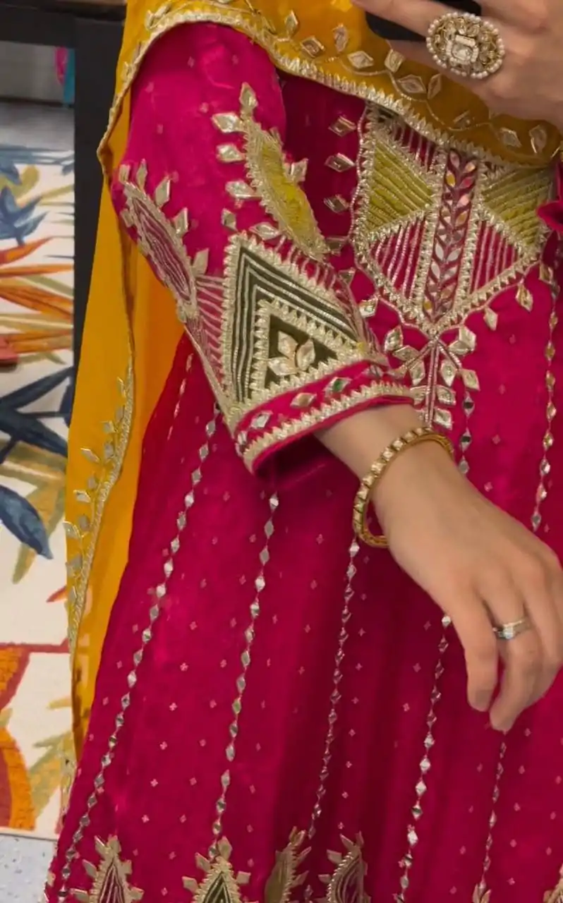  DC G50 Pink Color Roman Silk Embroidery Sequins Gown Casual, Wedding, Party, Festive, Events Etc. Expected Delivery 4-6 Working Days @2549/- | Gowns, Bollywood Gowns, Creative Gowns, Designer Gowns, Embroidered Gowns, Party Wear Gowns