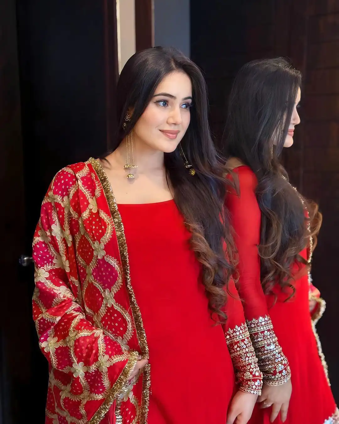 VLM 169 Red color Georgette Embroidery Work Salwar Suit Casual, Wedding, Party, Festive, Events . Expected Delivery  4-6 Working Days @1899/- | Jump Suits, Salwar suit, Casual Suits, Creative suits, Designer Suits, Palazzo Suits, Party Wear Suits, Patiala Suits, Straight Suits