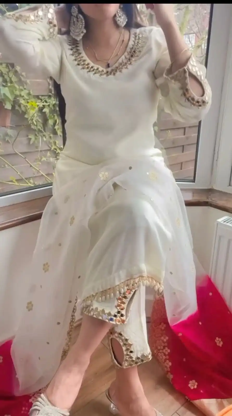 VLM 178 White Color Chinnon Silk Embroidery Work Salwar Suit Wedding, Party, Festive, Events Expected Delivery 4-6 Working Days @ 1899/- Only | Salwar suit, Casual Suits, Creative suits, Designer Suits, Party Wear Suits, Straight Suits