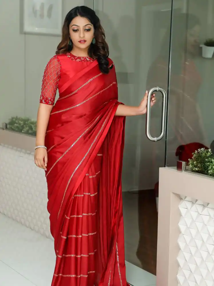AC RED LABEL Color Vichitra Fabric And Sequence Work Saree Casual, Wedding, Festive, Events Expected Delivery 4-6 Working Days @1849 /- | Designer Sarees, Sarees, Bollywood Sarees, Creative Sarees, Embroidered Sarees, Ethnic Saree, Modern Digital sarees, Party Wear Sarees