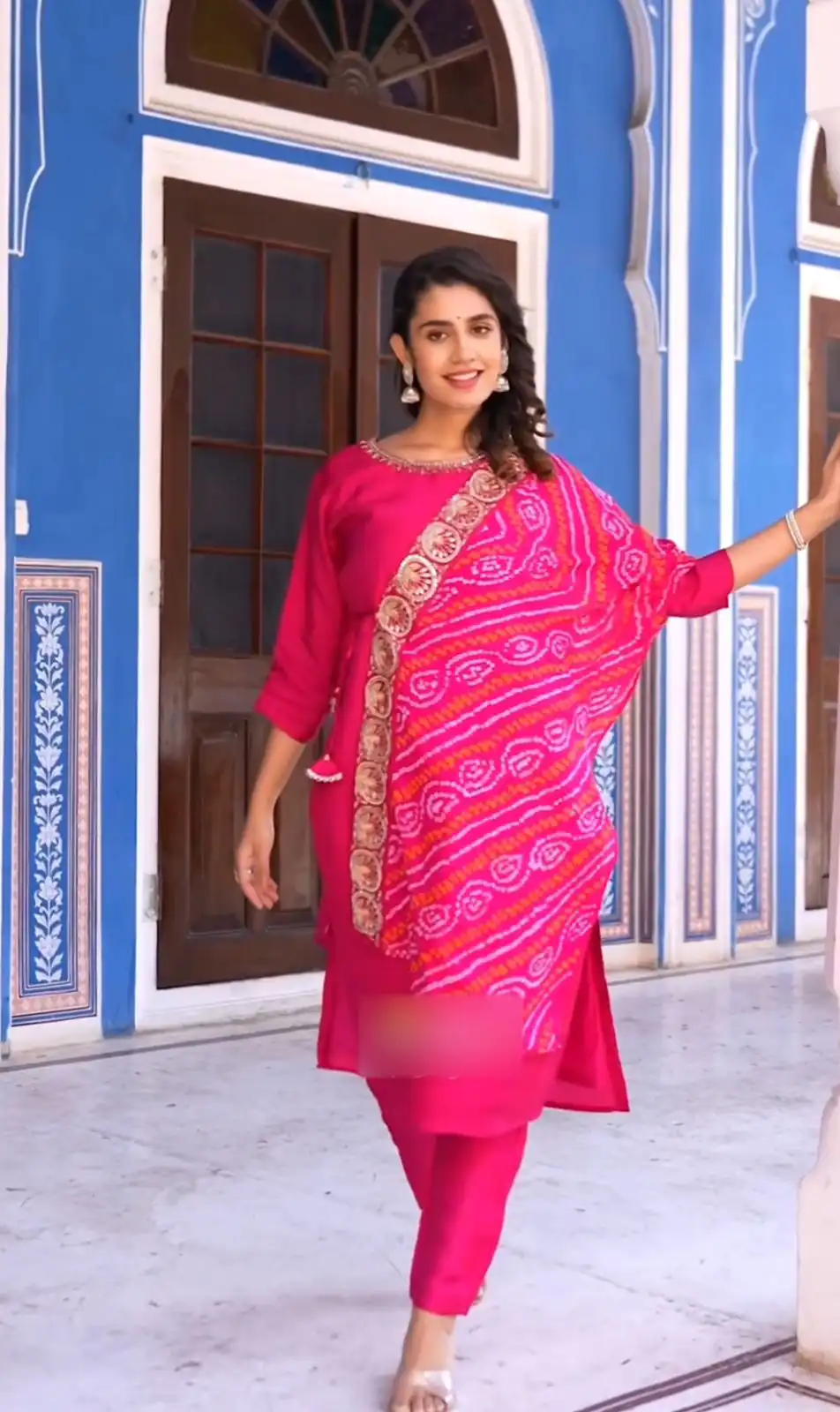   Ram 005 Pink Color Pure Cotton Embroidery Sequence Kurti Casual, Wedding, Party, Festive, Events Etc. Expected Delivery 4-6 Working Days @1949/- | Kurti, Bollywood Kurti, Creative Kurtis, Designer Kurti, Party Wear Kurti, Selfie Kurti