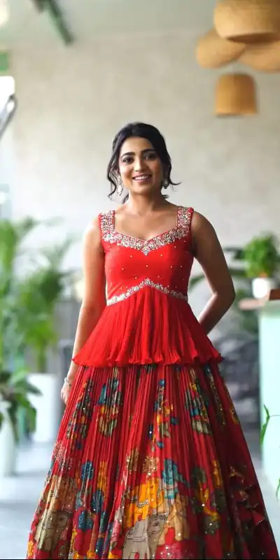 PC 372 Red Color Chinon Embroidery Thread Work Lehenga Choli Casual, Party Wear, Events, Festivals Wear Expected Delivery 4-6 Working Days @2149/- | Lehenga, Bollywood Lehenga, Creative Lehenga, Designer Lehenga, Embroidered Lehenga, Party Wear Lehenga