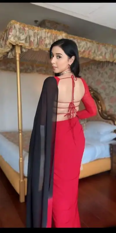 SC 274 Black & Red Color Pure Soft Georgette Silk Design All Over Saree , Party Wear, Events, Festivals Expected Delivery 4-6 Working Days 1599/- | Designer Sarees, Sarees, Bollywood Sarees, Creative Sarees, Embroidered Sarees, Ethnic Saree, Modern Digital sarees, Party Wear Sarees