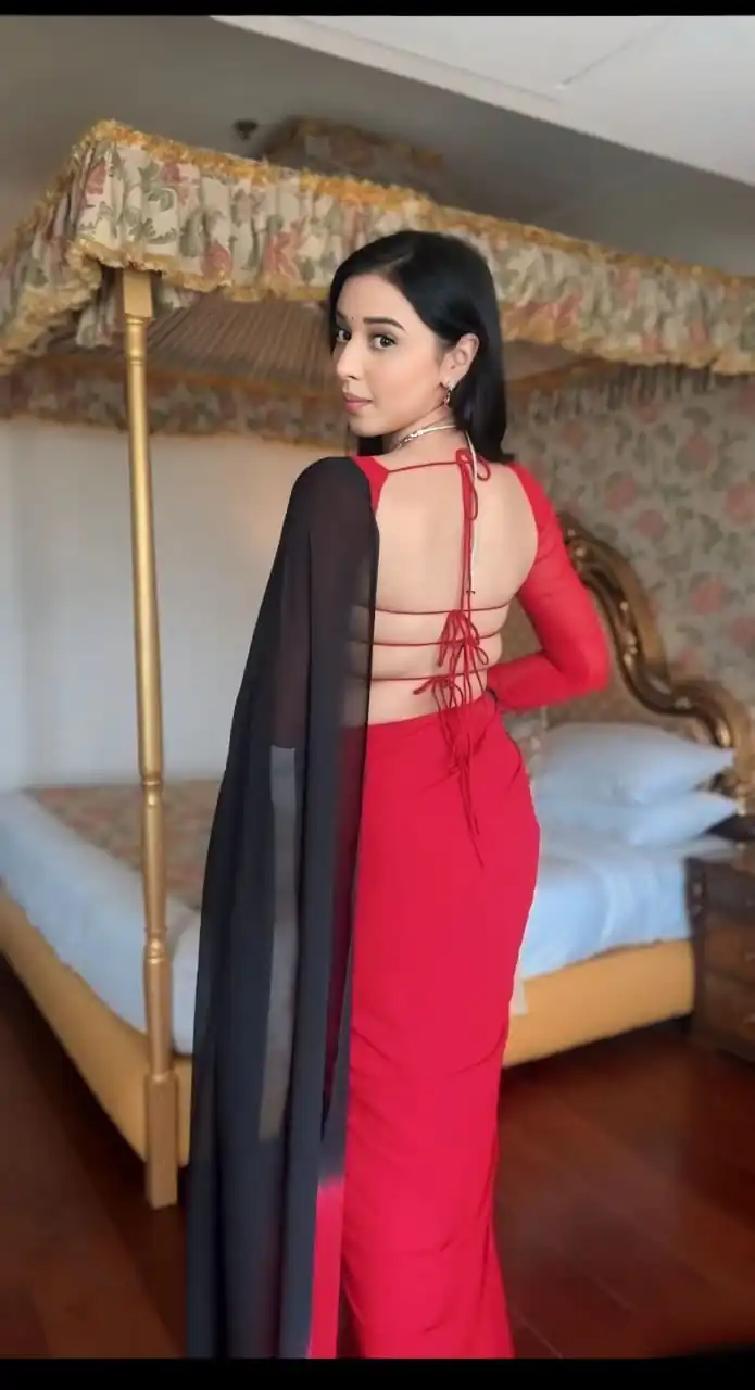  SC 274 Black & Red Color Pure Soft Georgette Silk Design All Over Saree , Party Wear, Events, Festivals Expected Delivery 4-6 Working Days 1599/- | Designer Sarees, Sarees, Bollywood Sarees, Creative Sarees, Embroidered Sarees, Ethnic Saree, Modern Digital sarees, Party Wear Sarees