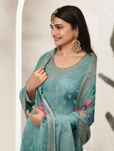 DS 67832 Blue color Viscose Chinon Embroidered Sequence Salwar Suit Casual, Wedding, Party, Festive, Events . Expected Delivery  4-6 Working Days @2849/- | Salwar suit, Casual Suits, Creative suits, Designer Suits, Palazzo Suits, Party Wear Suits, Patiala Suits, Straight Suits