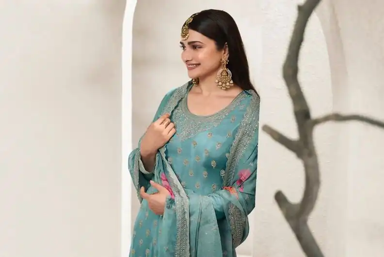 DS 67832 Blue color Viscose Chinon Embroidered Sequence Salwar Suit Casual, Wedding, Party, Festive, Events . Expected Delivery  4-6 Working Days @2849/- | Salwar suit, Casual Suits, Creative suits, Designer Suits, Palazzo Suits, Party Wear Suits, Patiala Suits, Straight Suits