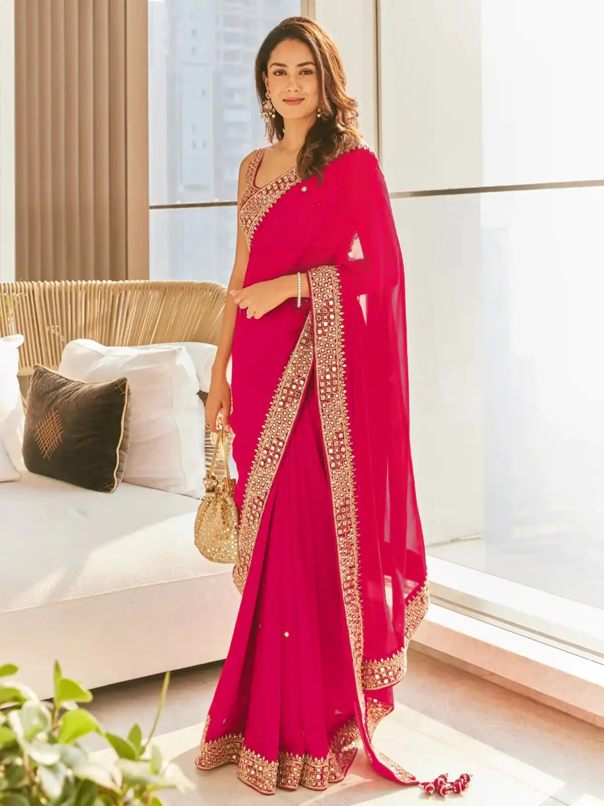 DS BT 381 Pink Color Georgette Dori Thread Sequence Work Saree Wedding, Party, Festive, Events Expected Delivery 4-6 Working Days @ 1699/- | Designer Sarees, Sarees, Bollywood Sarees, Creative Sarees, Embroidered Sarees, Ethnic Saree, Modern Digital sarees, Party Wear Sarees