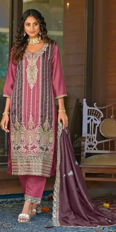 FC MARIA 1083 Pink Color Vichitra Embroidery Codding Sequence Salwar Suit Wedding, Party, Festive events, etc.  Expected Delivery  4-6 Working Days @2099/- | Jump Suits, Salwar suit, Casual Suits, Creative suits, Designer Suits, Palazzo Suits, Party Wear Suits, Patiala Suits, Straight Suits