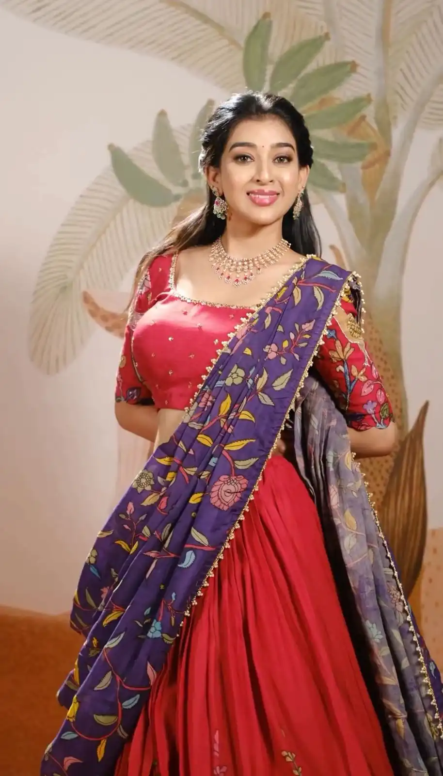 PC 376 Red Color Chant Crepe Kalamkari Printed Lehenga Choli Casual, Party Wear, Events, Festivals Wear Expected Delivery 4-6 Working Days @2099/- | Lehenga, Bollywood Lehenga, Creative Lehenga, Designer Lehenga, Embroidered Lehenga, Party Wear Lehenga