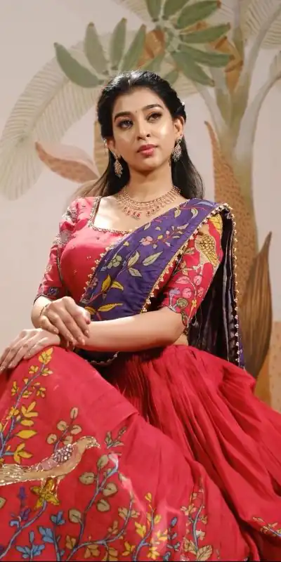 PC 376 Red Color Chant Crepe Kalamkari Printed Lehenga Choli Casual, Party Wear, Events, Festivals Wear Expected Delivery 4-6 Working Days @2099/- | Lehenga, Bollywood Lehenga, Creative Lehenga, Designer Lehenga, Embroidered Lehenga, Party Wear Lehenga