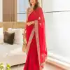DS BT 381Red Color Georgette Dori Thread Sequence Work Saree Wedding, Party, Festive, Events Expected Delivery 4-6 Working Days @ 1699/- | Designer Sarees, Sarees, Bollywood Sarees, Creative Sarees, Embroidered Sarees, Ethnic Saree, Modern Digital sarees, Party Wear Sarees