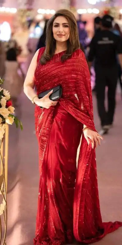 DF 3411 Red Color Georgette Sequins Embroidery Work Saree Casual, Party Wear, Wedding, Events Etc Delivery Expected.4-6 Working Days 1799/- | Designer Sarees, Sarees, Bollywood Sarees, Creative Sarees, Embroidered Sarees, Ethnic Saree, Modern Digital sarees, Party Wear Sarees