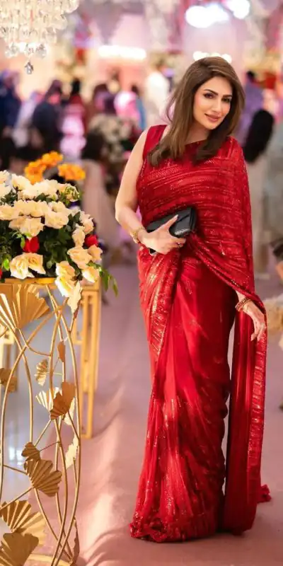 DF 3411 Red Color Georgette Sequins Embroidery Work Saree Casual, Party Wear, Wedding, Events Etc Delivery Expected.4-6 Working Days 1799/- | Designer Sarees, Sarees, Bollywood Sarees, Creative Sarees, Embroidered Sarees, Ethnic Saree, Modern Digital sarees, Party Wear Sarees