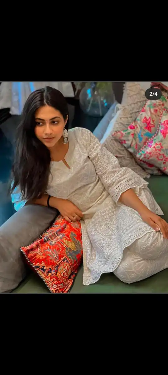 MF 314 White Color Heavy Cotton Chicken Embroidery Work Kurti Wedding, Party, Festive, Events Etc. Expected Delivery 4-6 Working Days @1499/- | Kurti, Bollywood Kurti, Creative Kurtis, Designer Kurti, Party Wear Kurti, Selfie Kurti