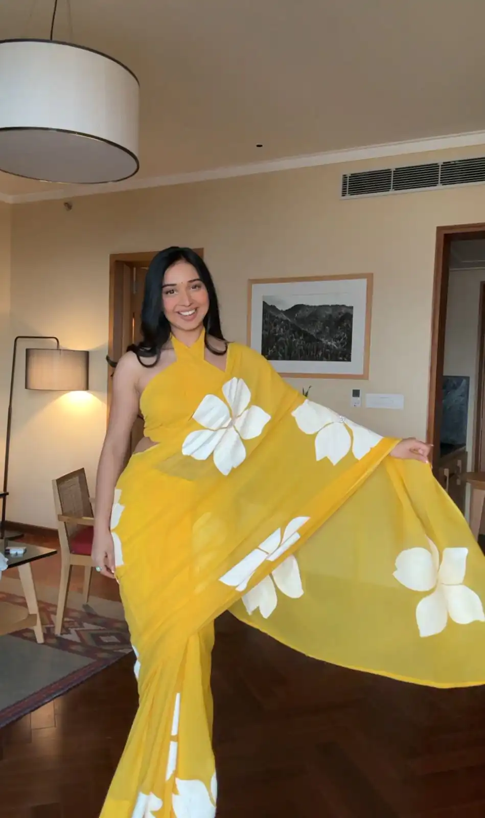 SC 264 Yellow Color Pure Soft Georgette Silk Design All Over Saree , Party Wear, Events, Festivals Expected Delivery 4-6 Working Days 1599/- | Designer Sarees, Sarees, Bollywood Sarees, Creative Sarees, Embroidered Sarees, Ethnic Saree, Modern Digital sarees, Party Wear Sarees