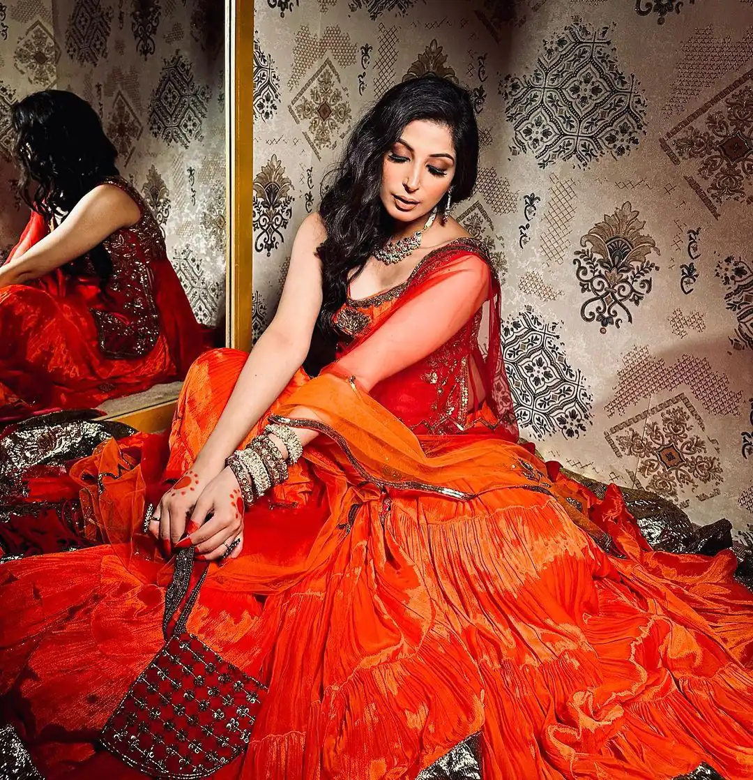 RTC 5697 Orange Color Foix Georgette Thread Sequence Lehenga Choli Wedding, Party, Festive, Events Etc.   Expected Delivery 4-6 Working Days @2099/- | Lehenga, Bollywood Lehenga, Creative Lehenga, Designer Lehenga, Embroidered Lehenga, Party Wear Lehenga