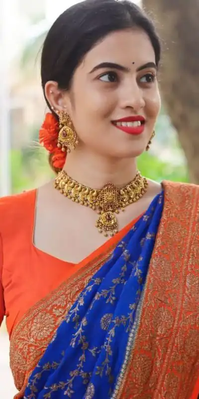 ES 8153 Blue Color Soft Lichi Silk Beautiful Design Work Saree Casual, Wedding, Party, Festive, Events Etc. Expected Delivery 4-6 Working Days @1499/- | Designer Sarees, Embroidered Sarees, Sarees, Bollywood Sarees, Creative Sarees, Ethnic Saree, Modern Digital sarees, Party Wear Sarees