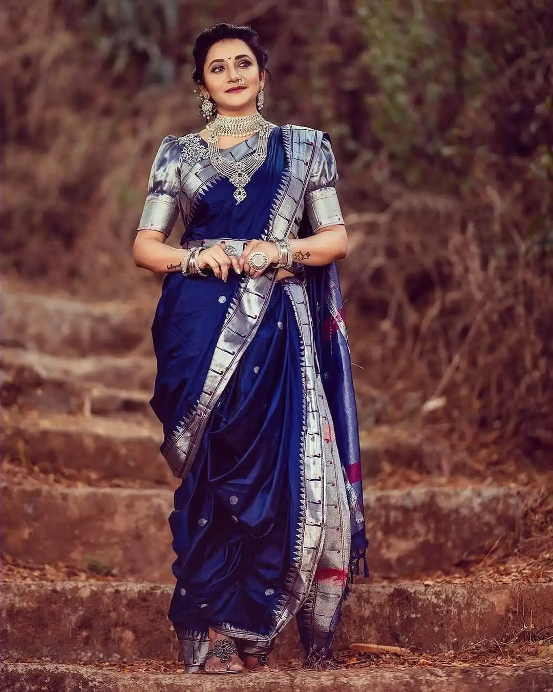SC Paithani silk Blue Color Soft Lichi Silk Silver Zari Design Saree , Party Wear, Events, Festivals Expected Delivery 4-6 Working Days 1499/- | Designer Sarees, Sarees, Bollywood Sarees, Creative Sarees, Embroidered Sarees, Ethnic Saree, Modern Digital sarees, Party Wear Sarees