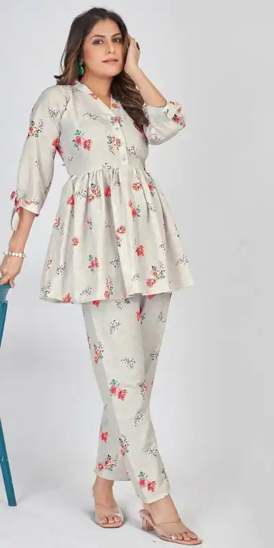 INLI 1006 White Color Soft Poly Linen Print Work Kurti Casual, Wedding, Party, Festive, Events Expected Delivery 4-6 Working Days @1699 | Kurti, Bollywood Kurti, Creative Kurtis, Designer Kurti, Party Wear Kurti, Selfie Kurti