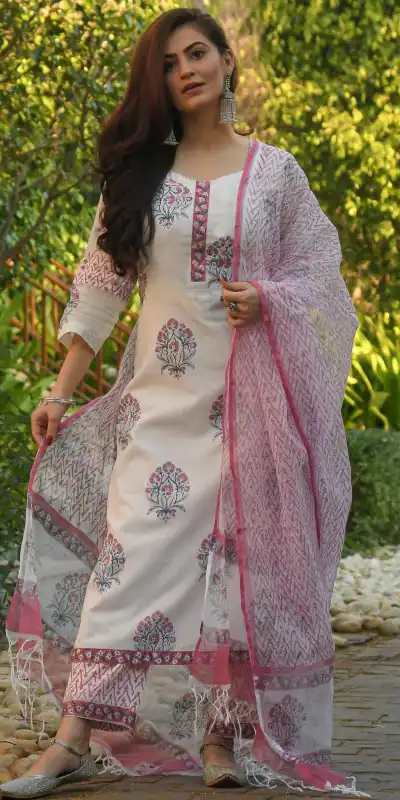 DDH ADYA WHITE Color Viscose Cotton Printed Work Salwar Suit Casual, Party, Wedding, Festive, Events Etc.  Expected Delivery 4-6 Working Days @1649/- | Salwar suit, Casual Suits, Creative suits, Designer Suits, Palazzo Suits, Party Wear Suits, Patiala Suits, Straight Suits