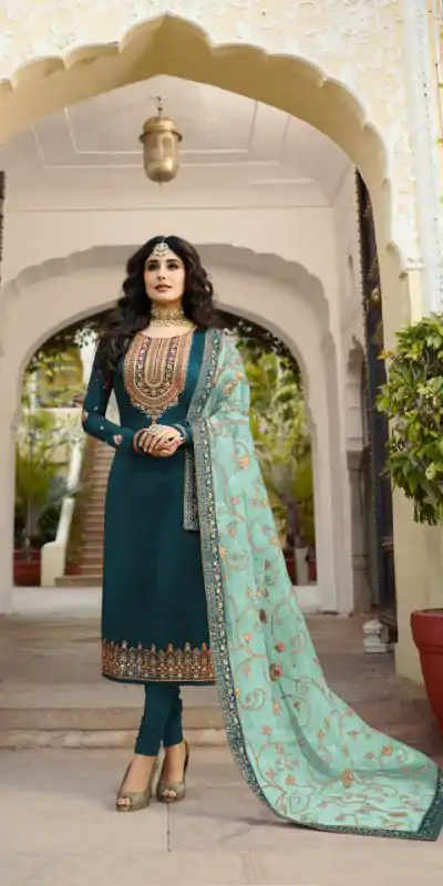 DS 22421 Blue color Georgette Embroidered Sequence Salwar Suit Casual, Wedding, Party, Festive, Events . Expected Delivery  4-6 Working Days @2349/- | Casual Suits, Creative suits, Designer Suits, Palazzo Suits, Party Wear Suits, Patiala Suits, Straight Suits