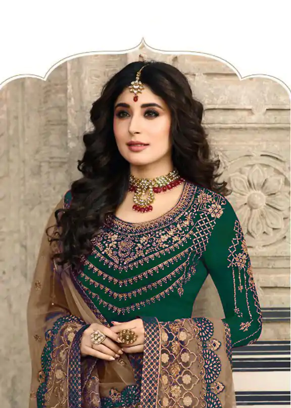 DS 22427 Green color Georgette Embroidered Sequence Salwar Suit Casual, Wedding, Party, Festive, Events . Expected Delivery  4-6 Working Days @2049/- | Salwar suit, Casual Suits, Creative suits, Designer Suits, Palazzo Suits, Party Wear Suits, Patiala Suits, Straight Suits