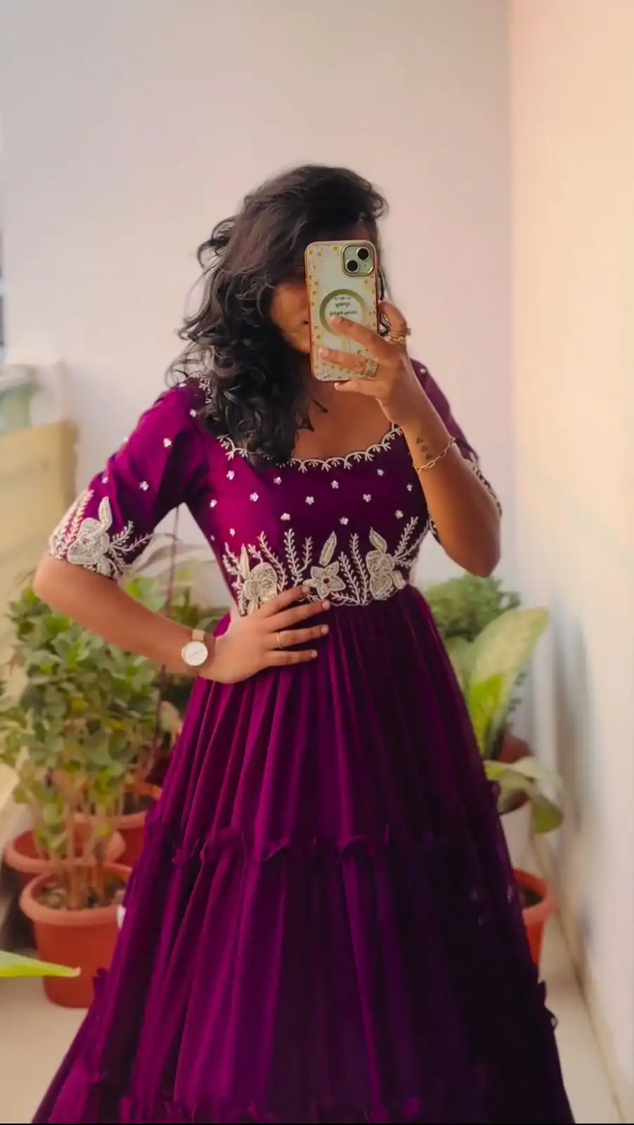 PC 378 Purple Color Fox Georgette Embroidery Thread Gown Casual, Party Wear, Events, Festivals Wear Etc. Expected Delivery 4-6 Working Days @1849/- | Gowns, Bollywood Gowns, Creative Gowns, Designer Gowns, Embroidered Gowns, Party Wear Gowns