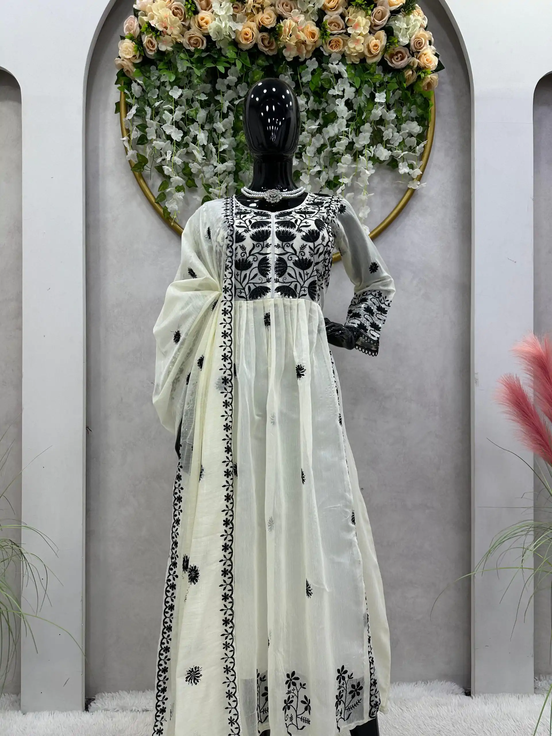 RTC 5708 White Color Chanderi Thread Sequence Salwar Suit Wedding, Party, Festive, Events Etc. Expected Delivery 4-6 Working Days @1999/- | Salwar suit, Casual Suits, Creative suits, Designer Suits, Palazzo Suits, Party Wear Suits, Patiala Suits, Straight Suits
