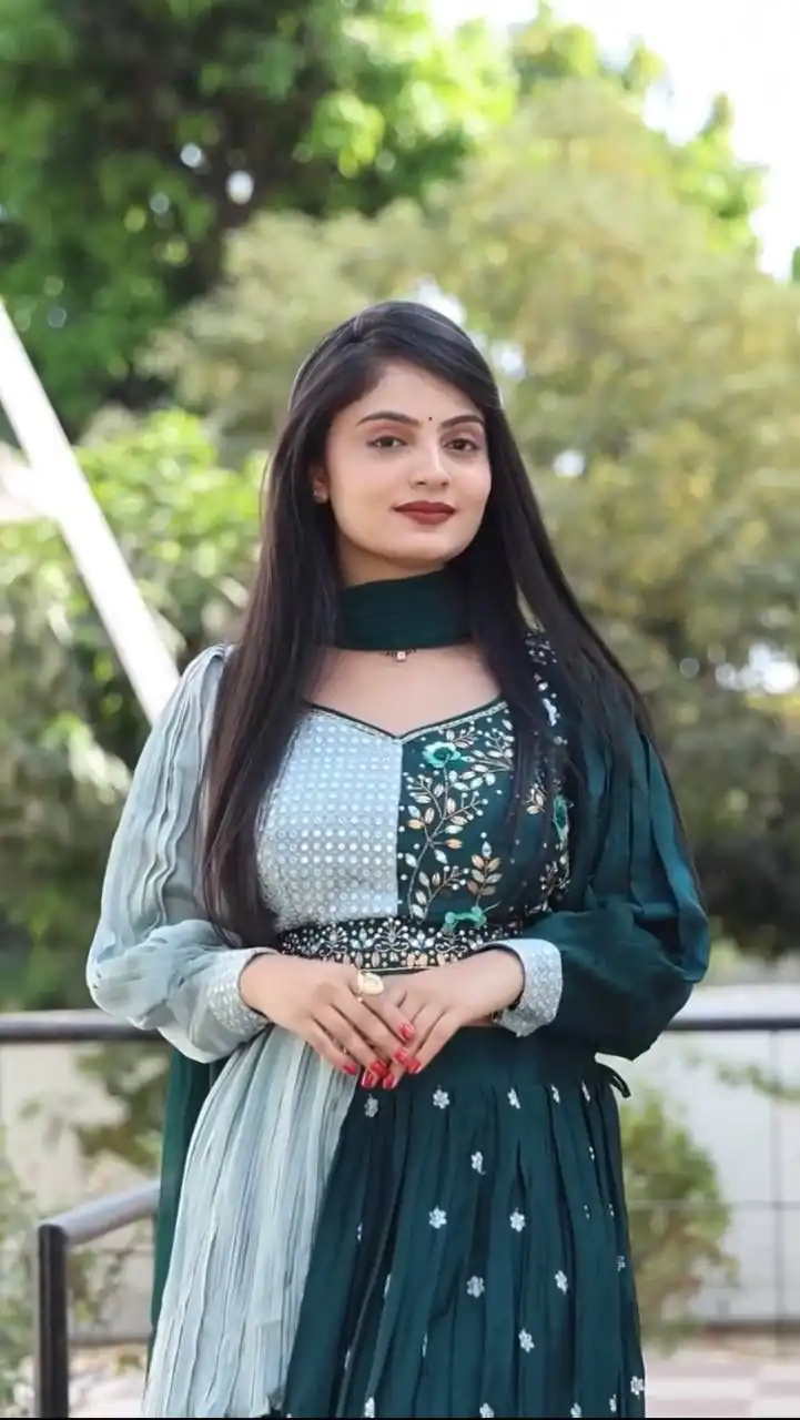 PC 233 Green Color Heavy Chinon Embroidery Lehenga Choli Casual, Party Wear, Events, Festivals Wear Expected Delivery 4-6 Working Days @2699/- | Lehenga, Bollywood Lehenga, Creative Lehenga, Designer Lehenga, Embroidered Lehenga, Party Wear Lehenga