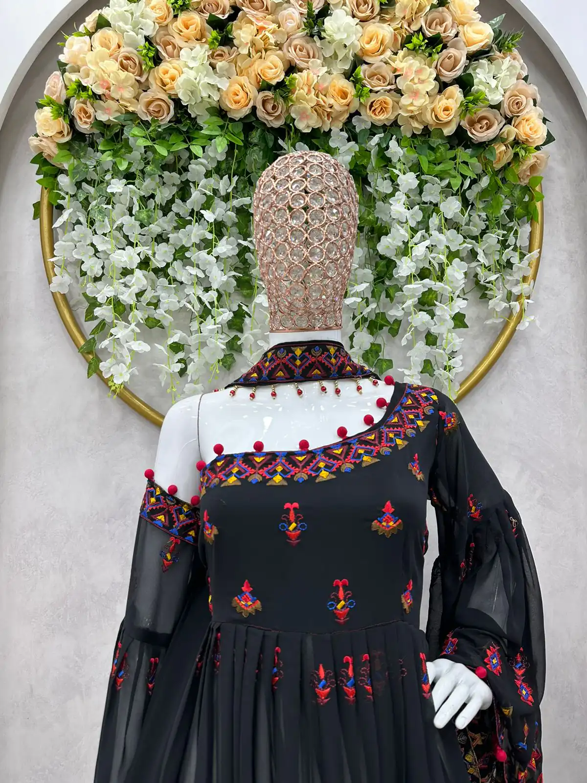 RTC 5576 Black Color Foix Georgette Thread Sequence Work Salwar Suit Wedding, Party, Festive, Events Etc. Expected Delivery 4-6 Working Days @2099/- | Jump Suits, Salwar suit, Casual Suits, Creative suits, Designer Suits, Palazzo Suits, Party Wear Suits, Patiala Suits, Straight Suits