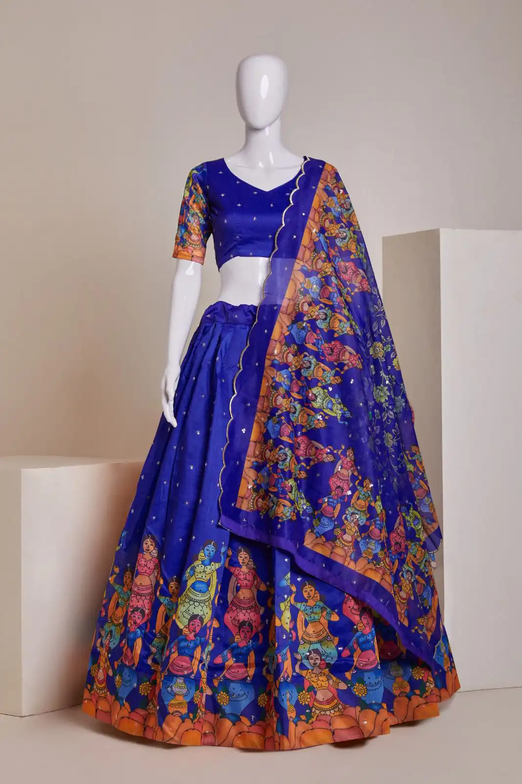 RC 252 Blue Color Silk Embroidery Sequins Amazing Print Lehenga Choli Casual, Party Wedding, Festive, Events Etc. Delivery  4-6 Working Days 1999/- | Lehenga, Bollywood Lehenga, Creative Lehenga, Designer Lehenga, Embroidered Lehenga, Party Wear Lehenga