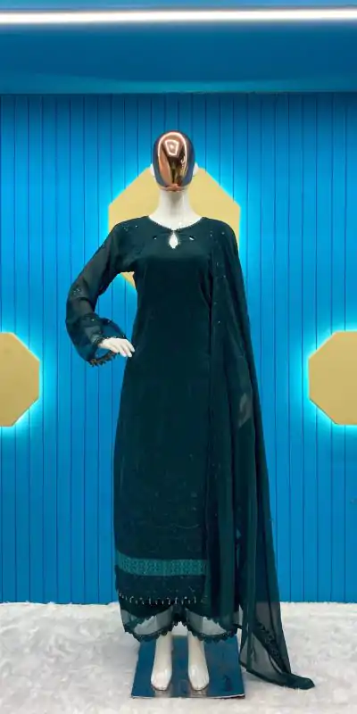 LG 1851 Navy Blue color Georgette Embroidery Sequence Salwar Suit Casual, Wedding, Party, Festive, Events . Expected Delivery  4-6 Working Days @2199 | Salwar suit, Casual Suits, Creative suits, Designer Suits, Palazzo Suits, Party Wear Suits, Patiala Suits, Straight Suits