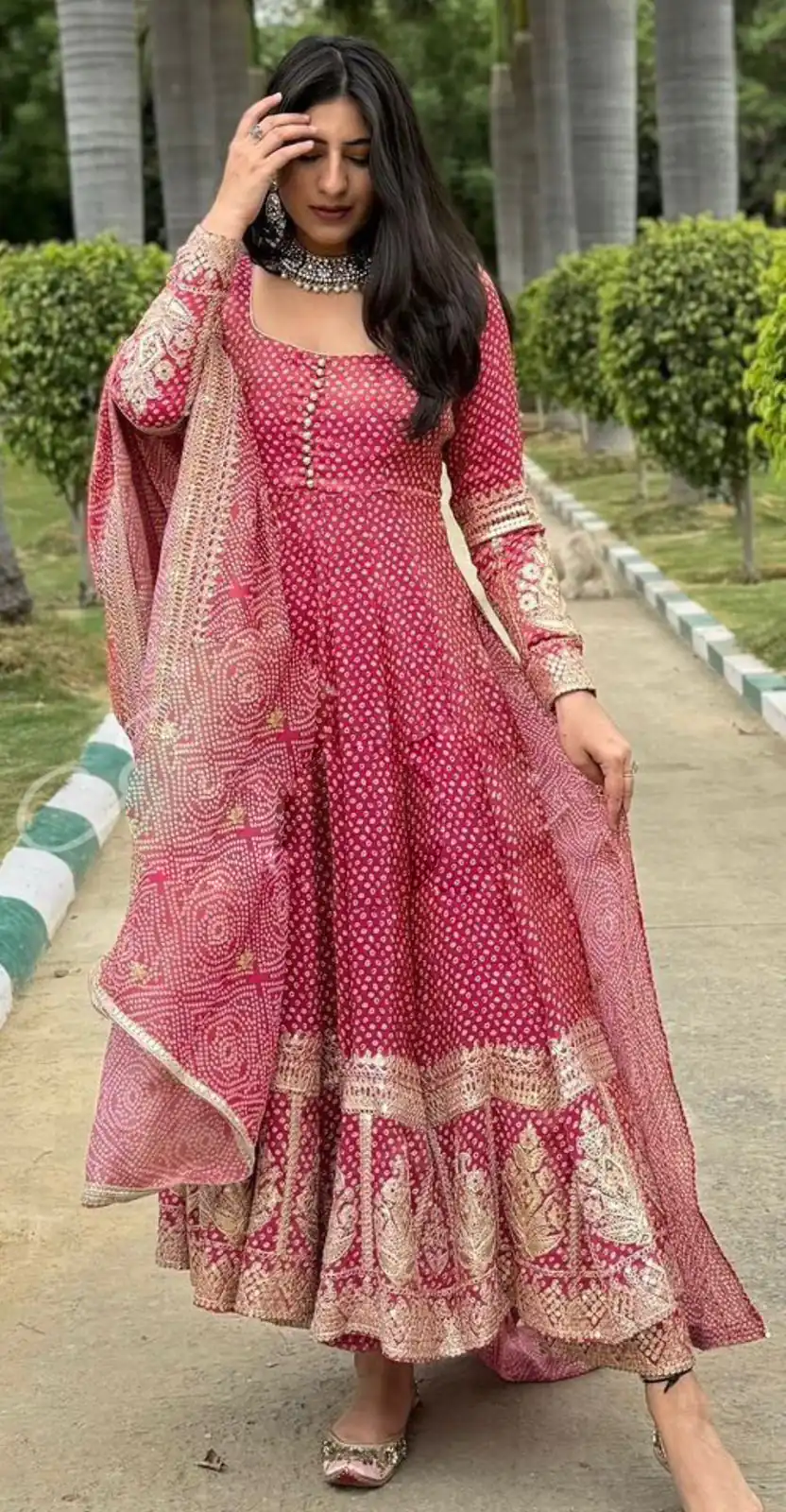 VLM 188 Pink color Georgette Material Digital Printed Anarkali Suit Casual, Wedding, Party, Festive, Events . Expected Delivery  4-6 Working Days @2299/- | Anarkali Suits, Bollywood Anarkali, Creative-Anarkali, Designer Anarkali, Embroidered Anarkali, Party Wear Anarkali