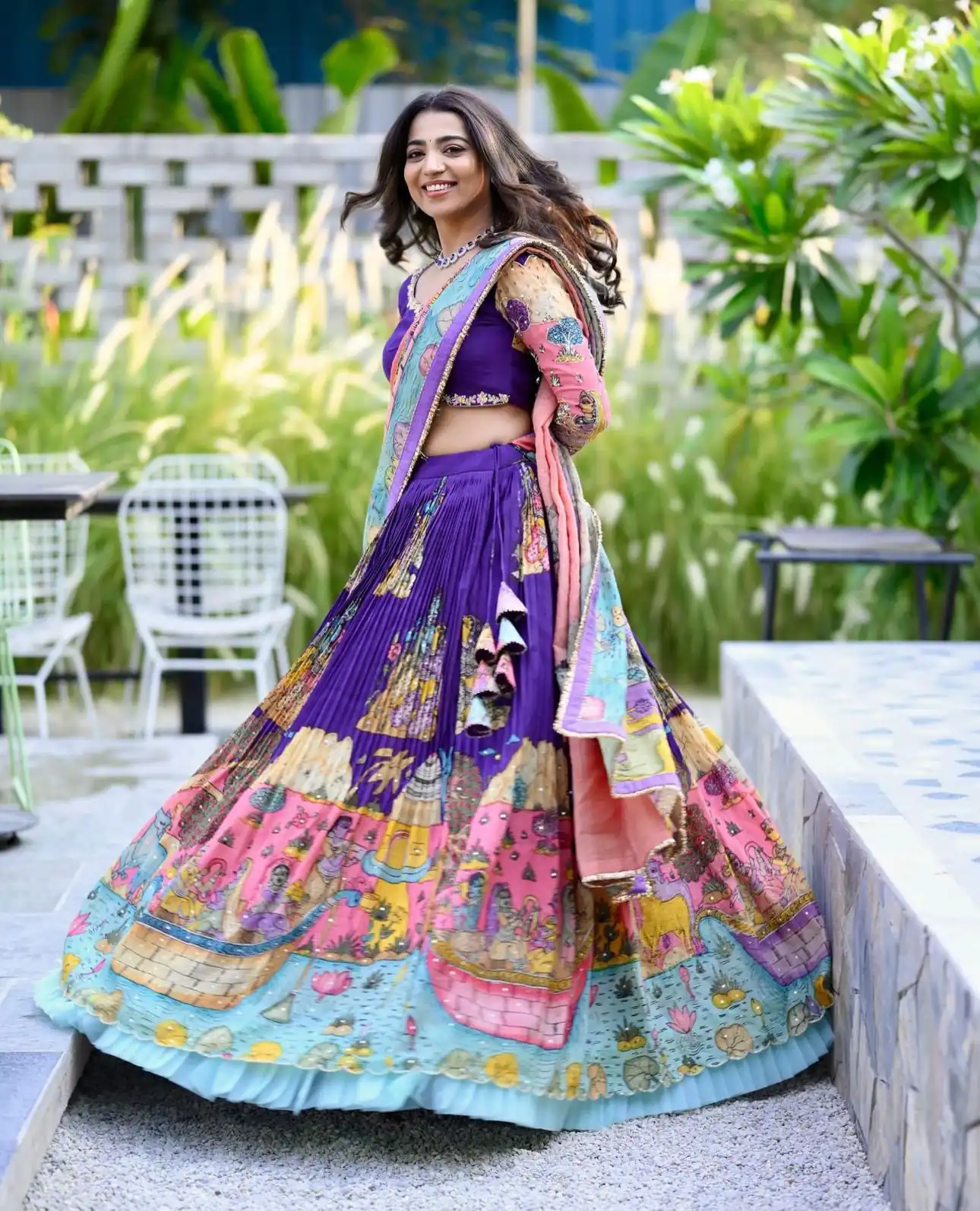 PC 382 Royal Blue Color Chant Crepe Kalamkari Printed Lehenga Choli Casual, Party Wear, Events, Festivals Wear Expected Delivery 4-6 Working Days @2199/- | Lehenga, Bollywood Lehenga, Creative Lehenga, Designer Lehenga, Embroidered Lehenga, Party Wear Lehenga