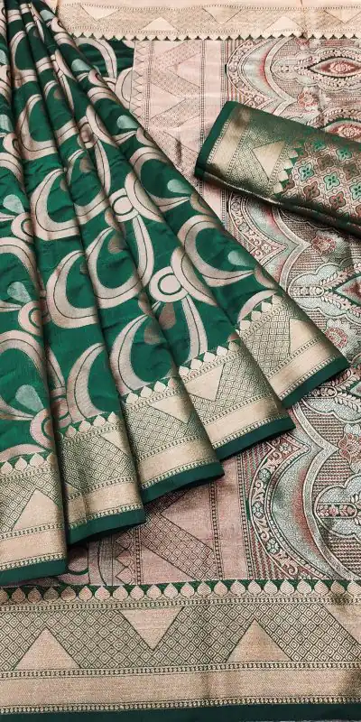 MB 3278 Green Color Soft Lichi Silk Beautiful Cooper Zari Saree Casual, Wedding, Party, Festival, Events, Etc. Expected Delivery 4-6 Working Days @1699/- | Designer Sarees, Sarees, Bollywood Sarees, Creative Sarees, Embroidered Sarees, Ethnic Saree, Modern Digital sarees, Party Wear Sarees
