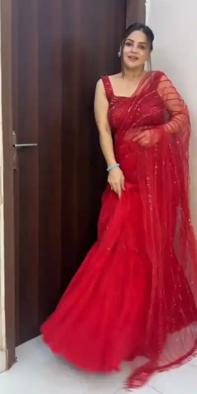 RTC 6470 Red Color Foix Butterfly Net Thread Sequence Lehenga Saree Wedding, Party, Festive, Events Etc.   Expected Delivery 4-6 Working Days @2049/- | Lehenga, Bollywood Lehenga, Creative Lehenga, Designer Lehenga, Embroidered Lehenga, Party Wear Lehenga