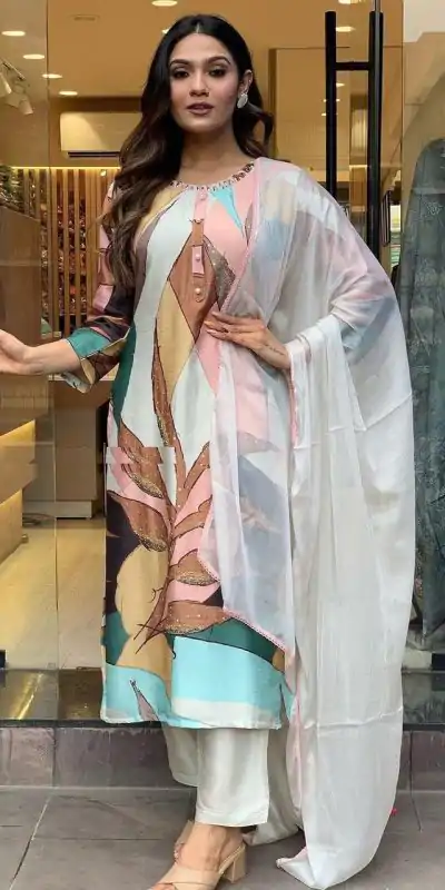  DC G25 Malty Color Muslin Embroidery Chain Works Salwar Suit Casual, Wedding, Party, Festive, Events Etc. Expected Delivery 4-6 Working Days @1749/- | Salwar suit, Casual Suits, Creative suits, Designer Suits, Palazzo Suits, Party Wear Suits, Patiala Suits, Straight Suits