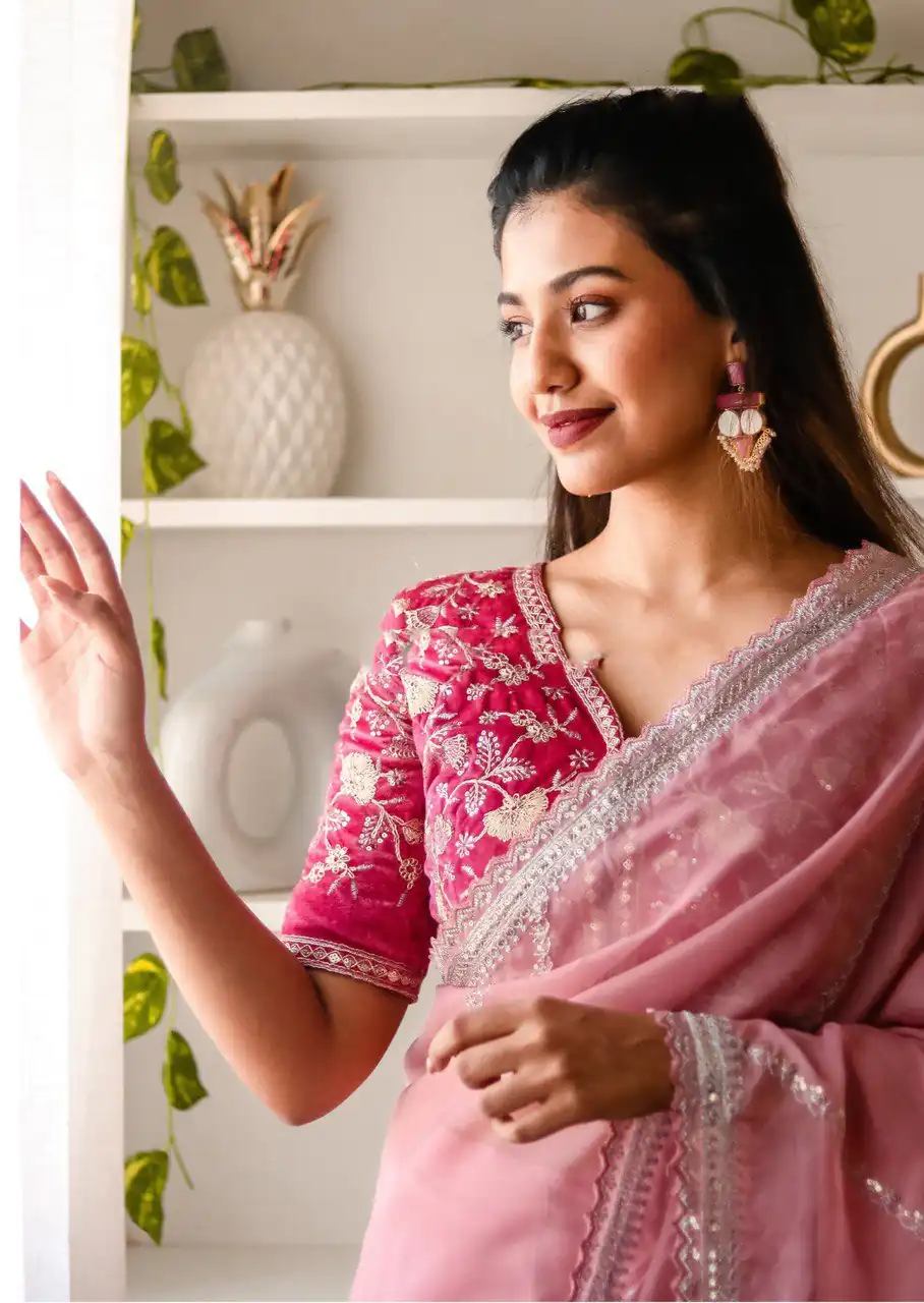  AC CADBURY Violet Color Pure Soft Organza Zari Sequence Saree Casual, Wedding, Festive, Events Expected Delivery 4-6 Working Days @1949/- | Designer Sarees, Sarees, Bollywood Sarees, Creative Sarees, Embroidered Sarees, Ethnic Saree, Modern Digital sarees, Party Wear Sarees